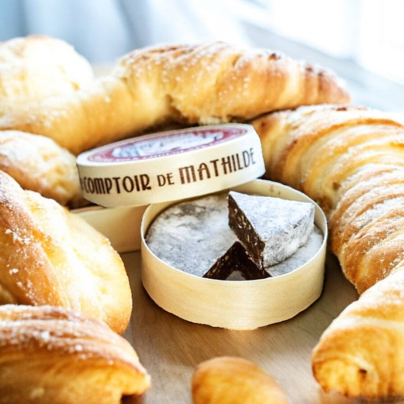 Camembert en chocolat praliné trompe-l'oeil