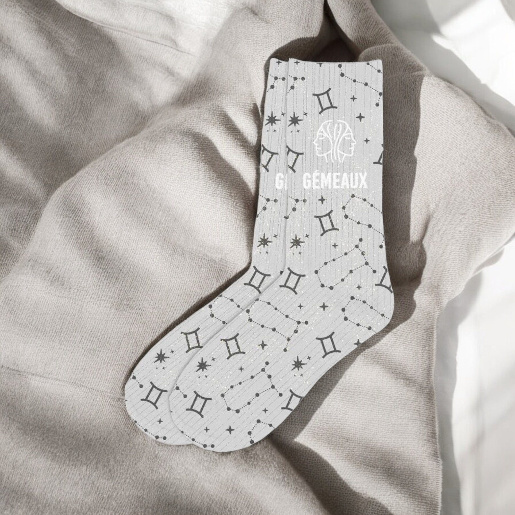 Chaussettes paillettes signes Astro