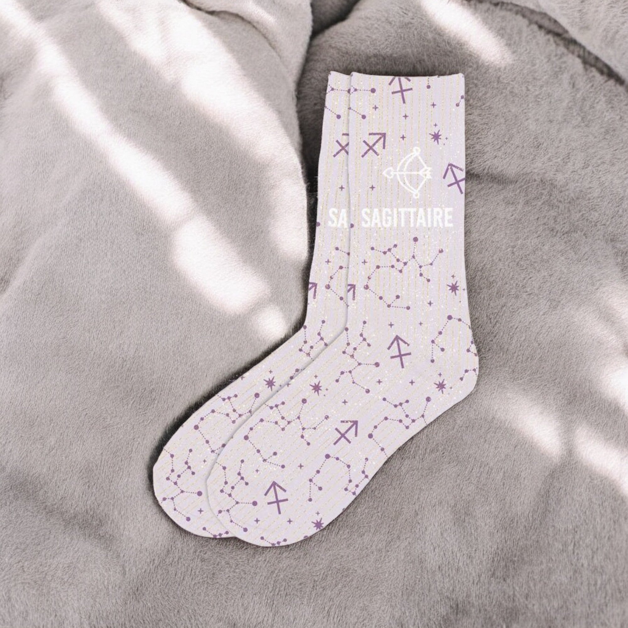 Chaussettes paillettes signes Astro