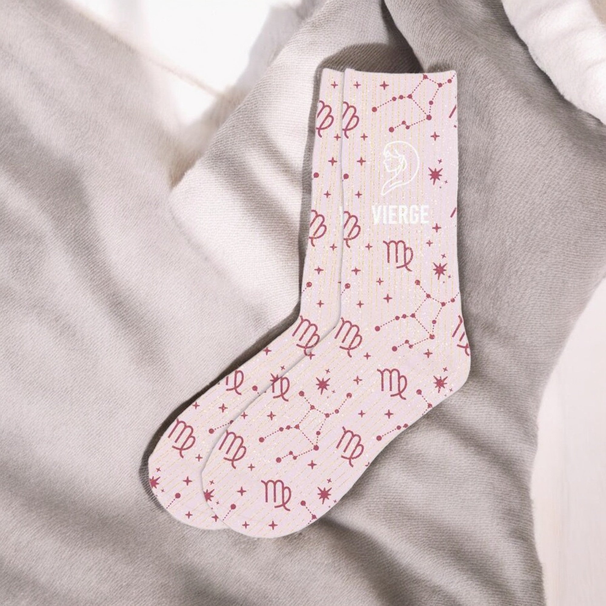 Chaussettes paillettes signes Astro