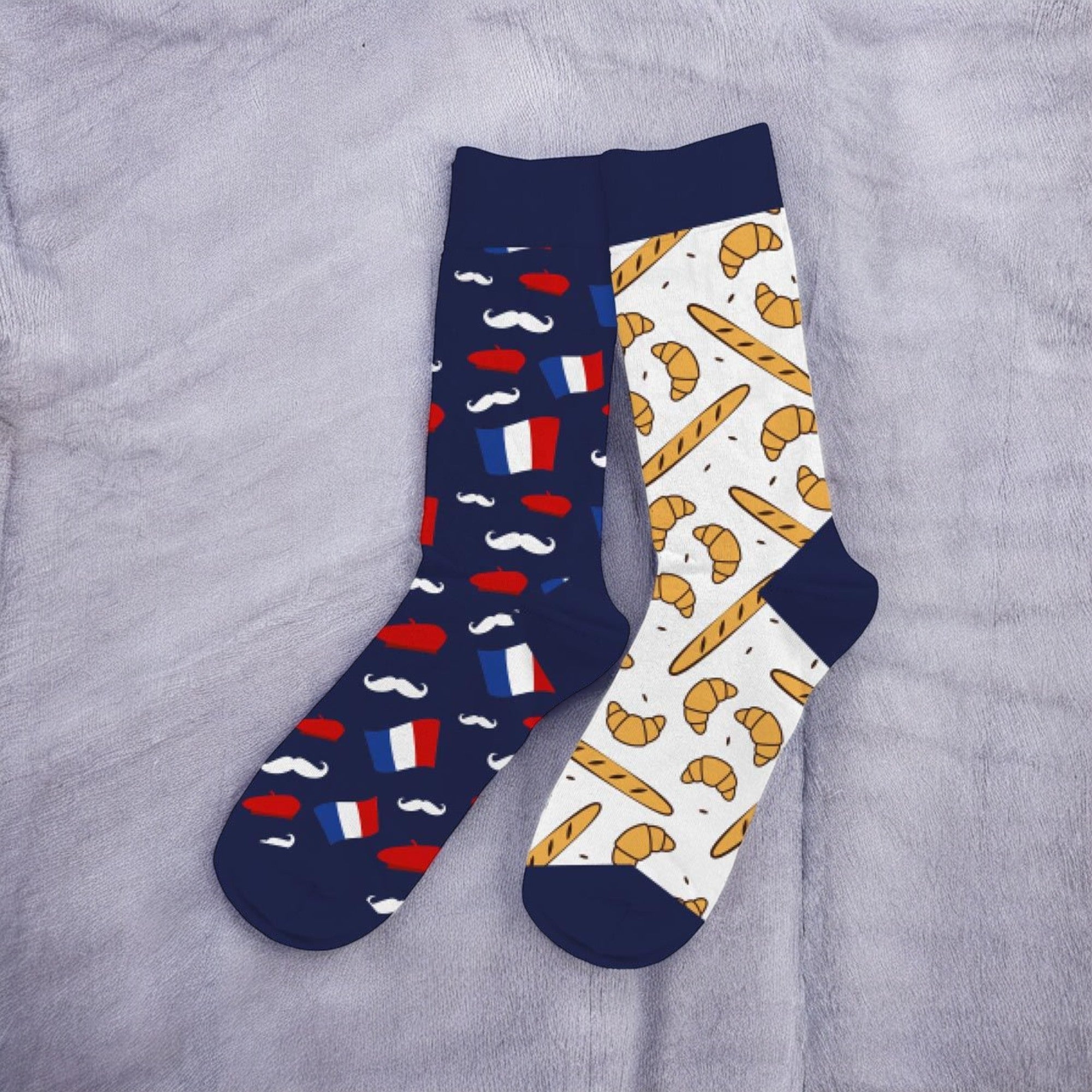 Chaussettes "Béret-Baguette"