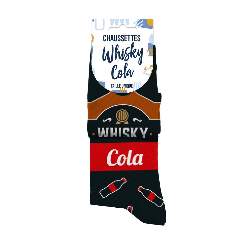 Chaussettes "Whisky-Cola"
