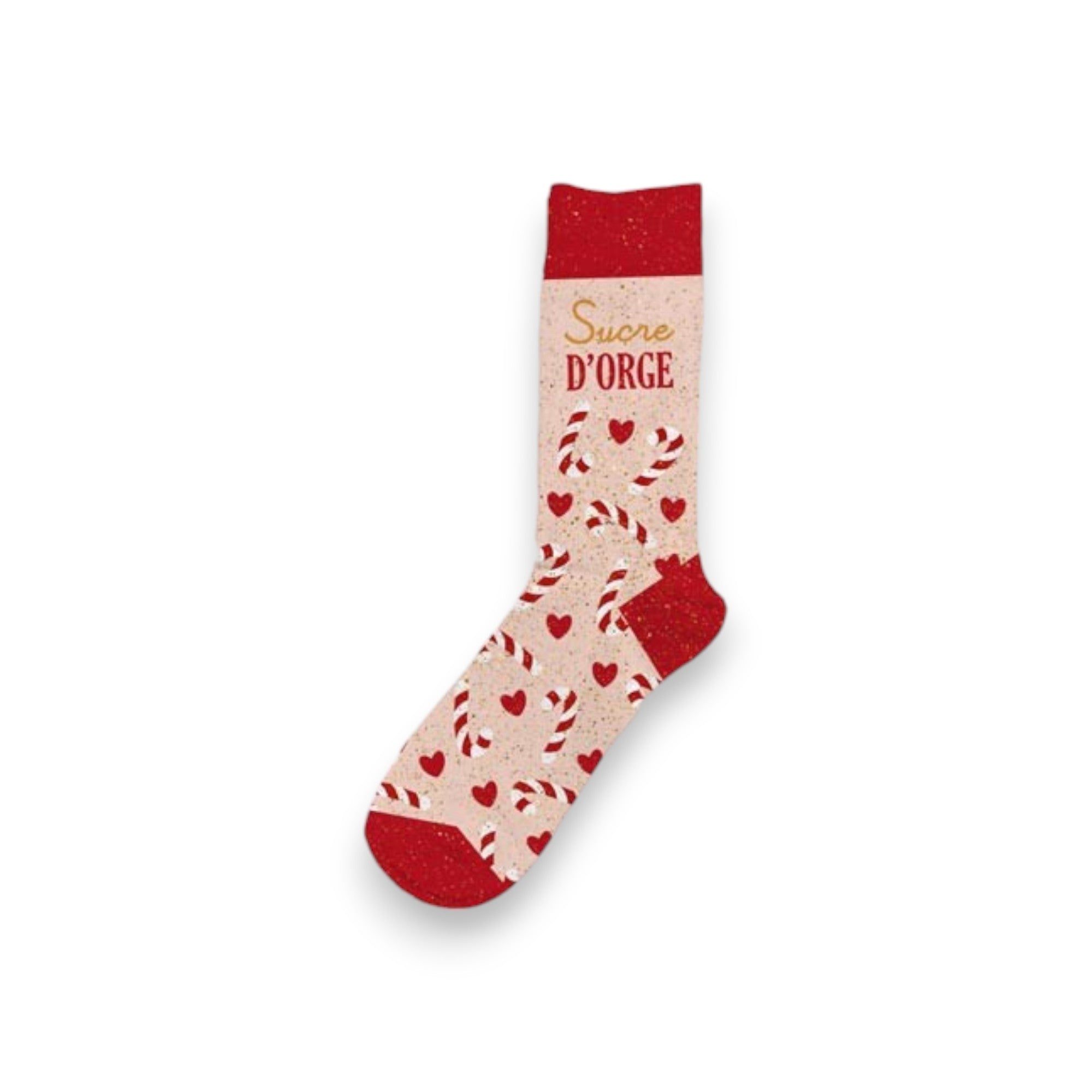 Chaussettes paillettes de Noël