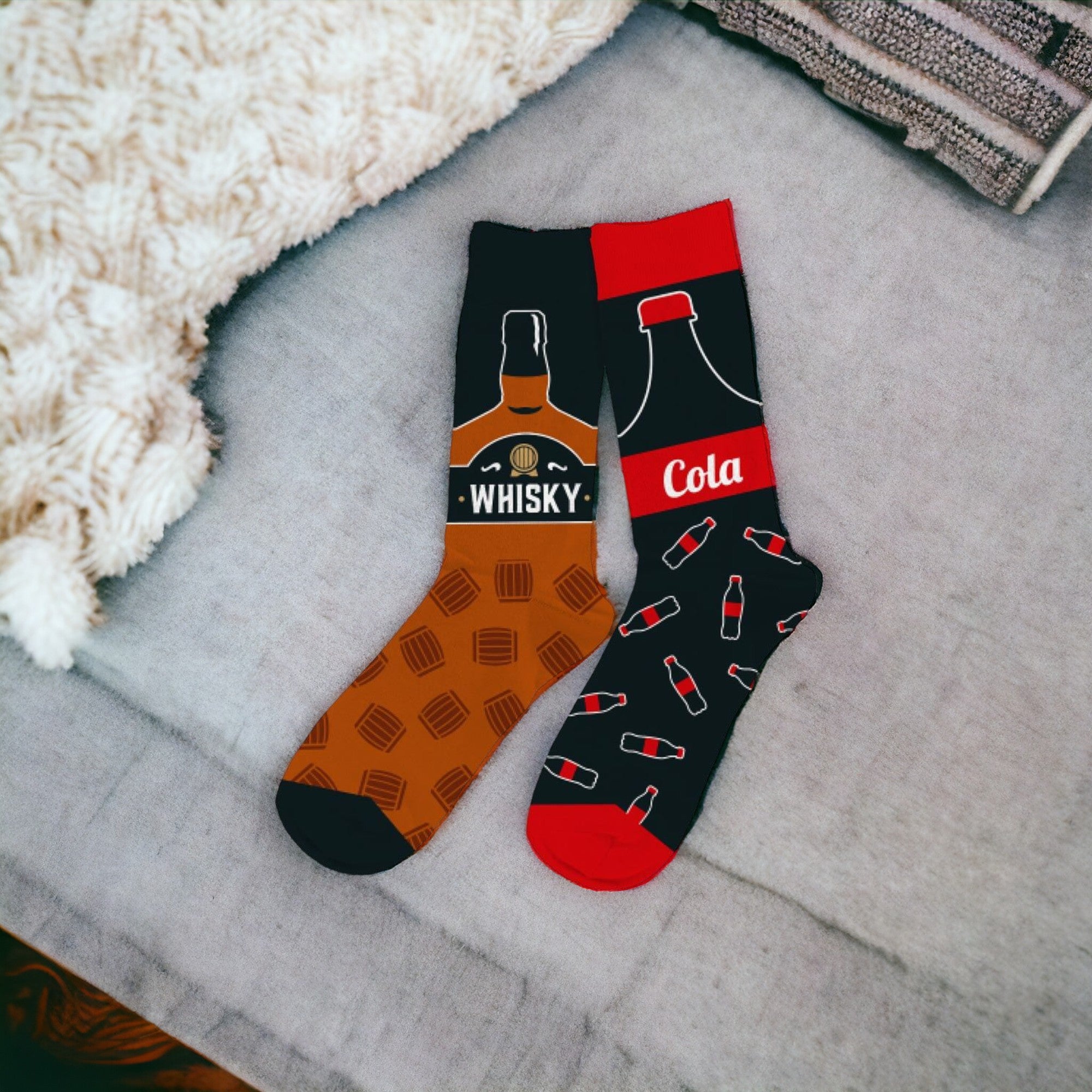 Chaussettes "Whisky-Cola"