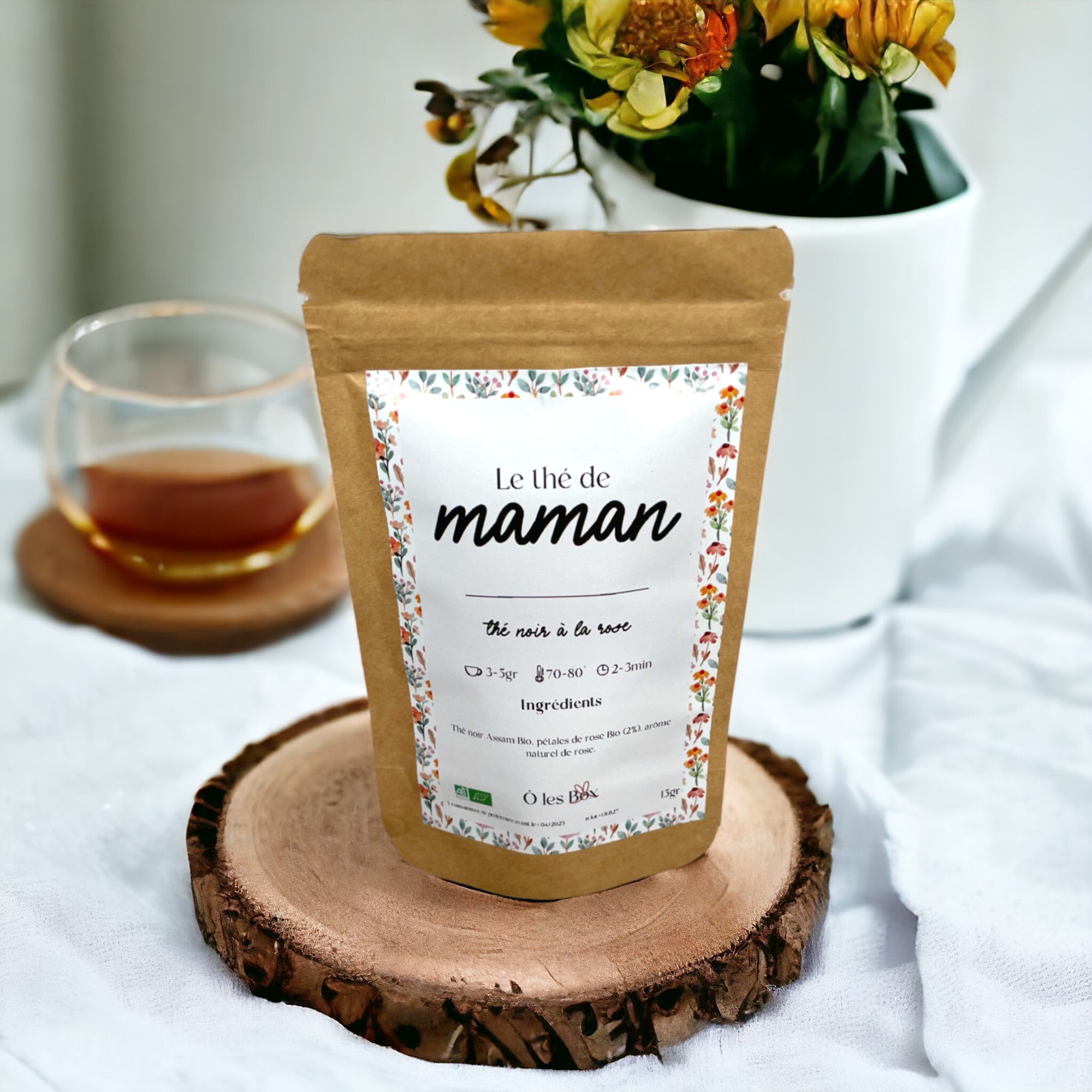 Mini thé noir à la rose "Maman"