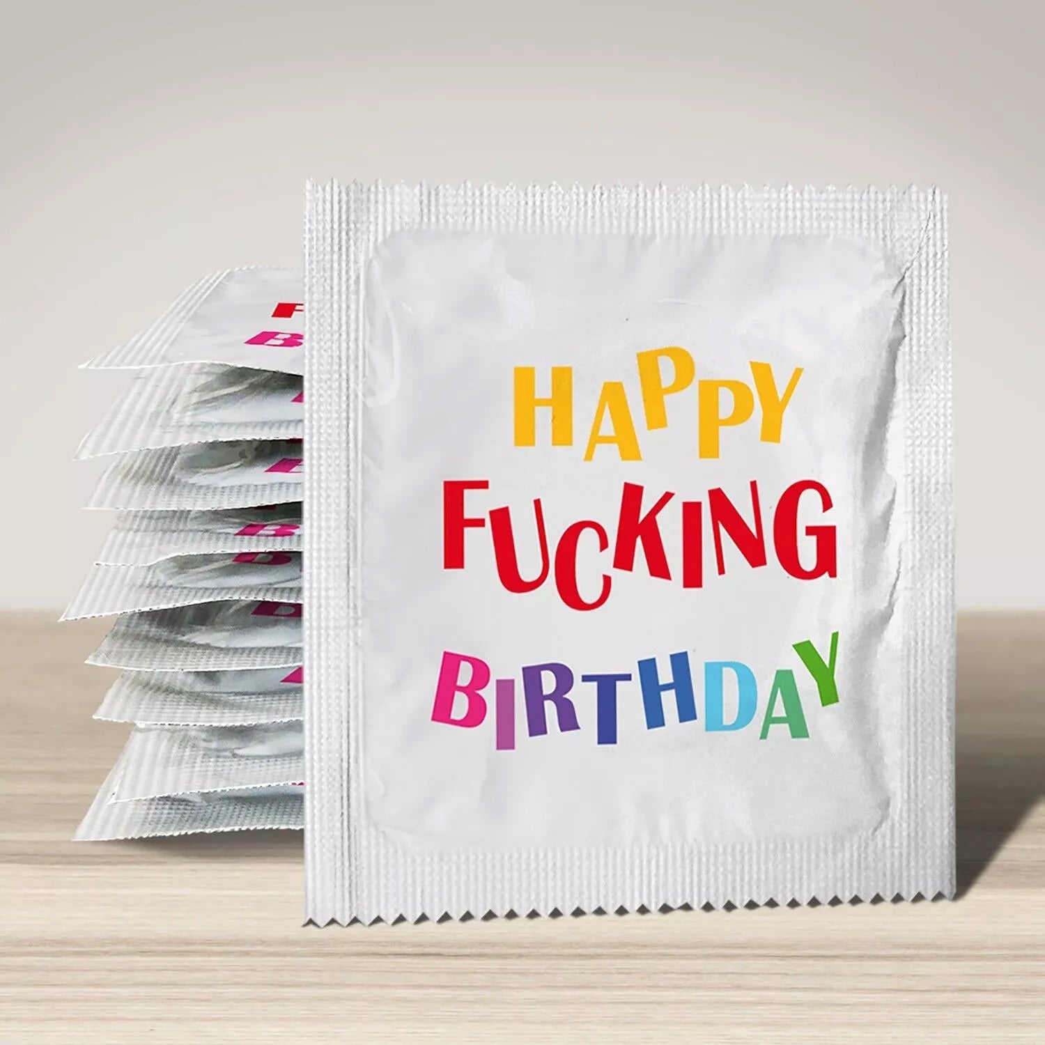 Préservatif "Happy F*cking Birthday"