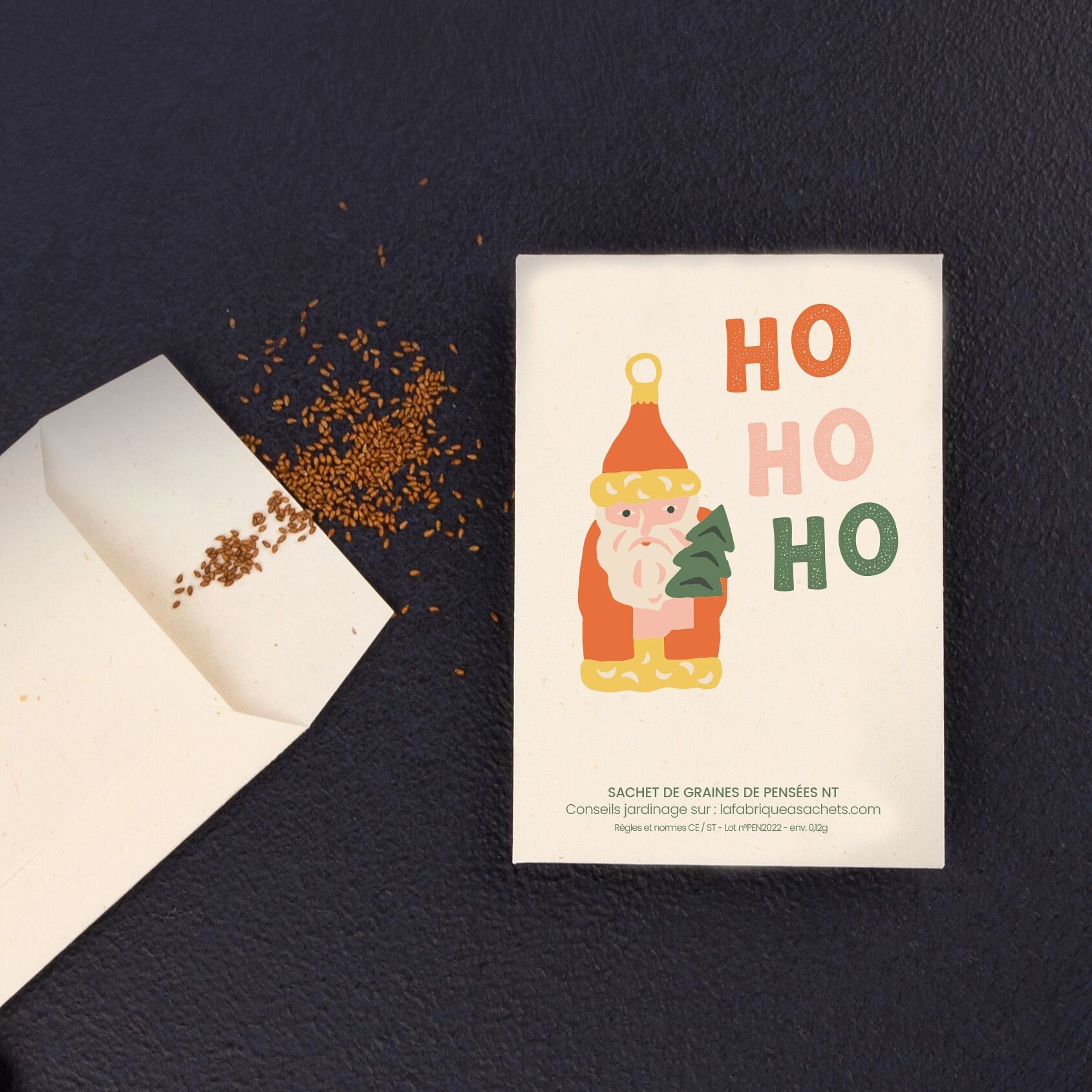 Sachet de graines "Ho Ho Ho"