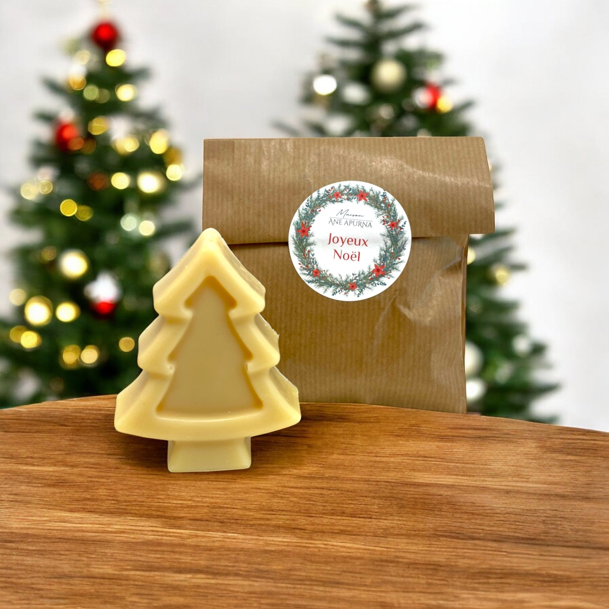 Savon sapin au lait d'ânesse Joyeux Noël