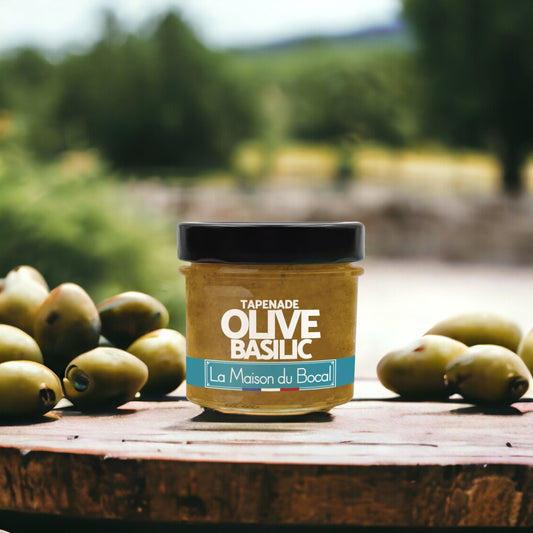 Tapenade Olive Verte Basilic